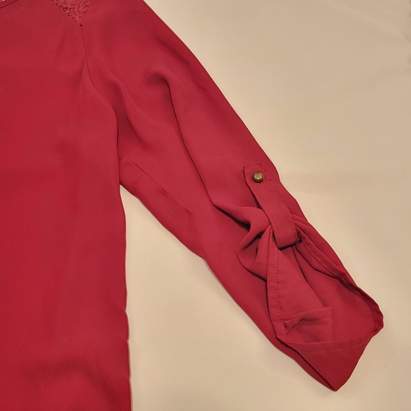 💵3/$20 PAPERMOON DESIGN Blouse Size Large - Picture 9 of 9